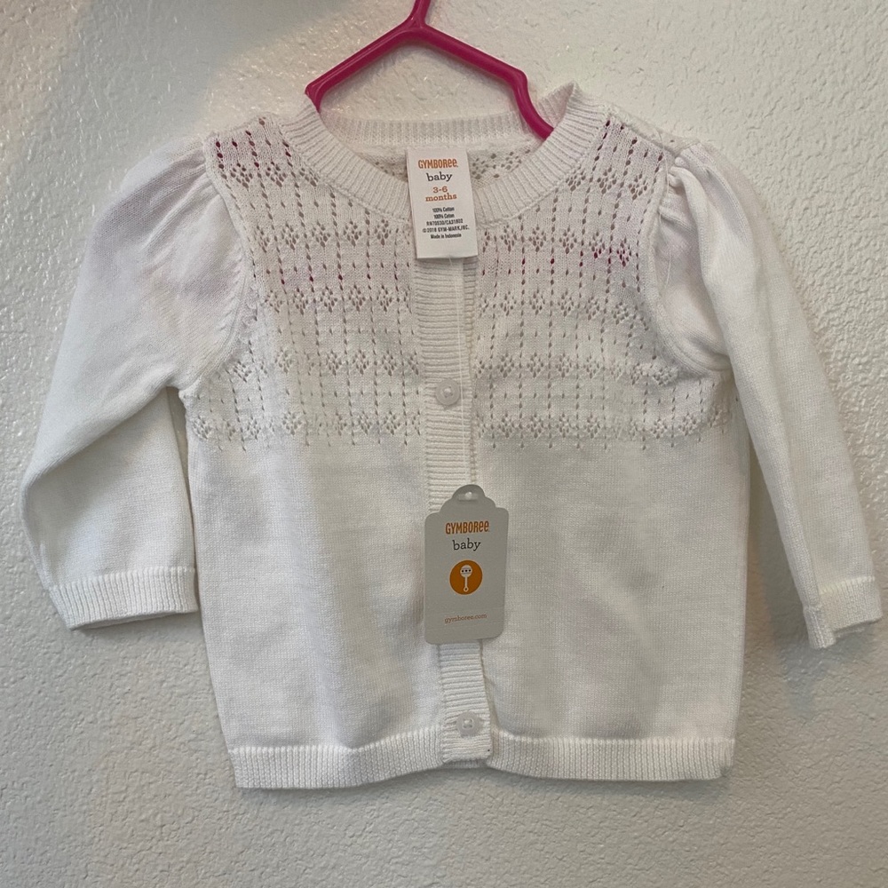 White Baby (3-6Mo) Sweater